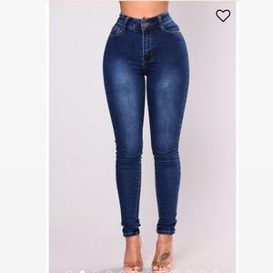 Fashion Nova High Rise Jeans
